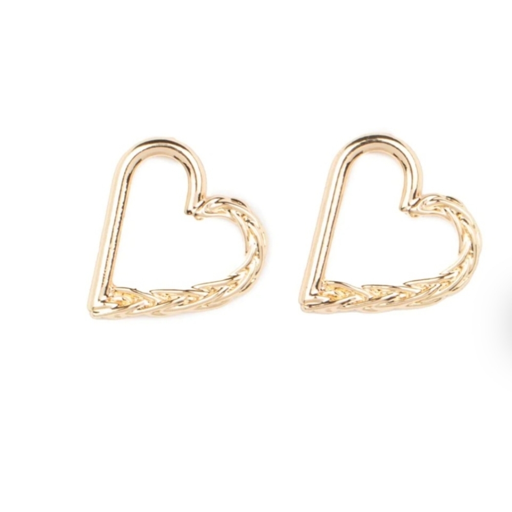 Cupid Who? Gold Post Earrings NWT ✨️ 💛